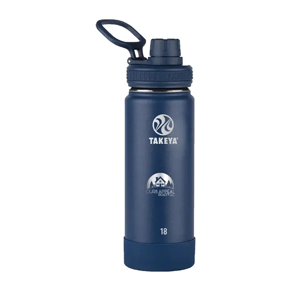 Midnight color option for Takeya® 18 Oz. Actives With Spout Lid, Laser, Standard