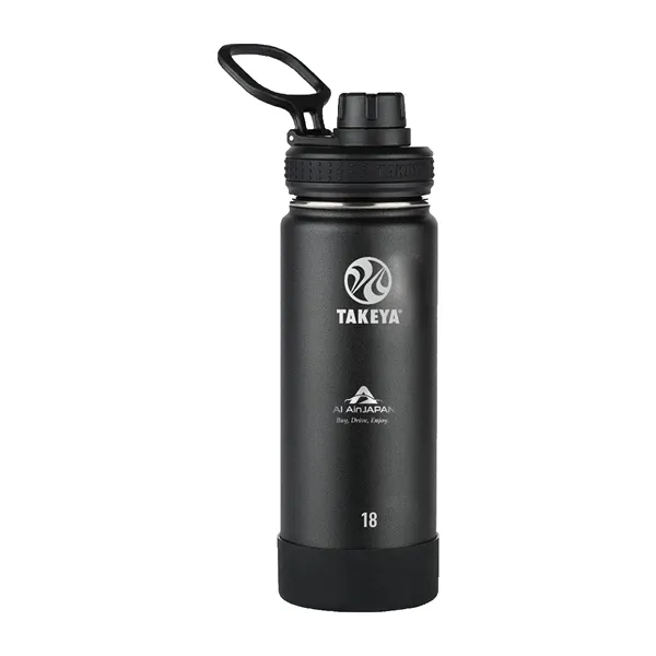 Onyx color option for Takeya® 18 Oz. Actives With Spout Lid, Laser, Standard