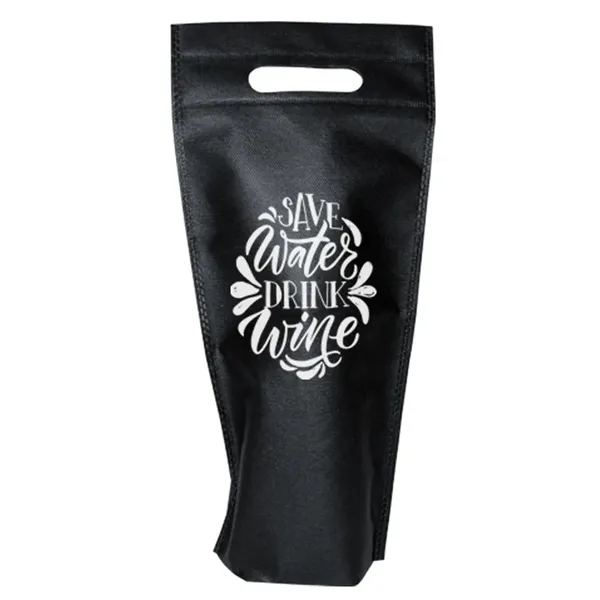 Black color option for Thrifty Single Bottle Wine Bag