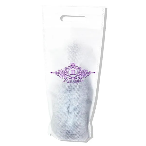 White color option for Thrifty Single Bottle Wine Bag