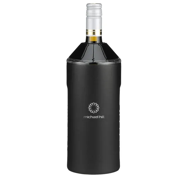 Black color option for Vinglacé® Wine Bottle Insulator, Laser, Standard