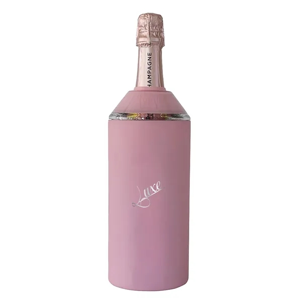 Rose color option for Vinglacé® Wine Bottle Insulator, Laser, Standard