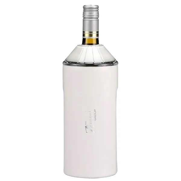 White color option for Vinglacé® Wine Bottle Insulator, Laser, Standard