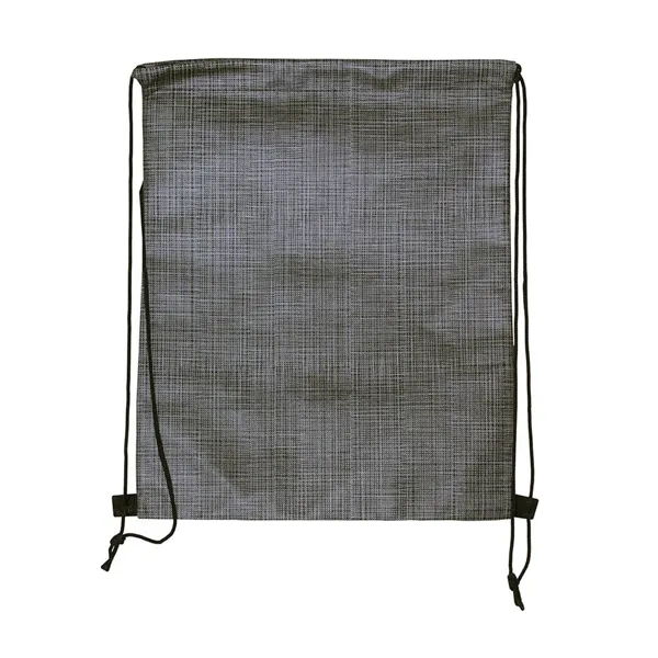 Black color option for Blank, Criss Cross Nw Drawstring Backpack