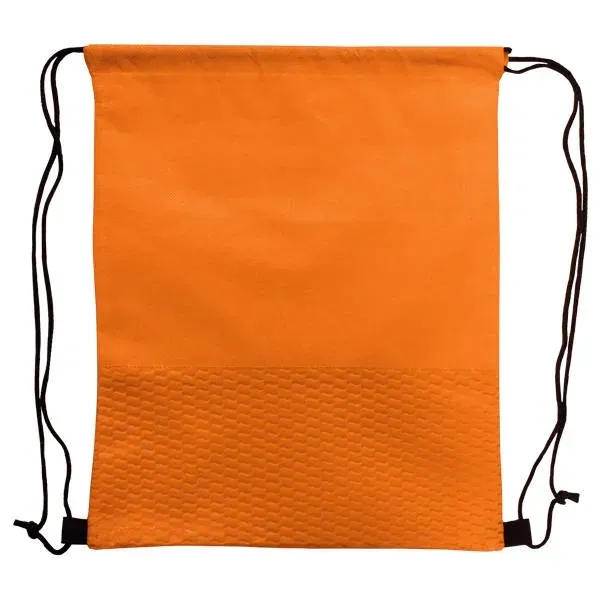 Orange color option for Blank, Wave Nw Drawstring Backpack