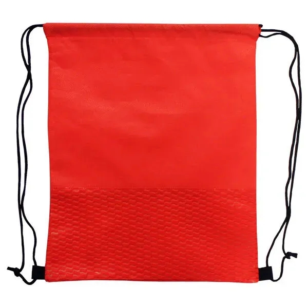 Red color option for Blank, Wave Nw Drawstring Backpack