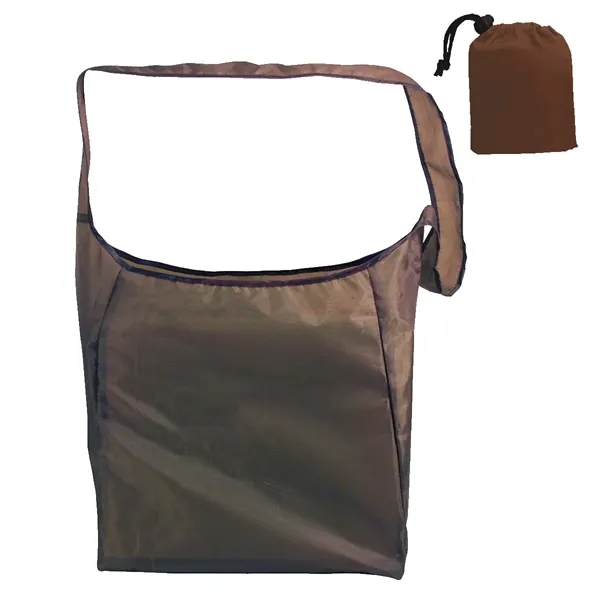 Coco Brown color option for Blank, Rpet Fold Away Sling Bag