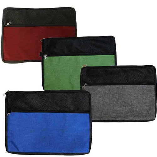 Main photo of Blank, Double Zipper Accessory Bag