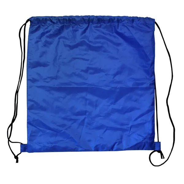 Blue color option for Blank, Rpet Drawstring Backpack