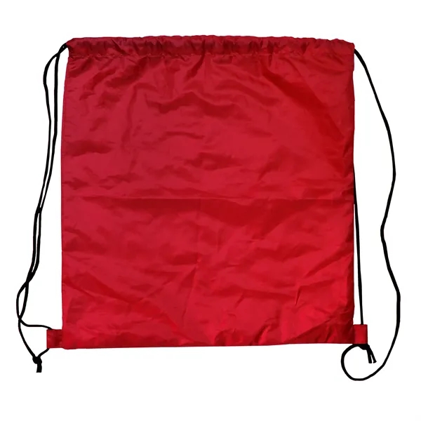 Red color option for Blank, Rpet Drawstring Backpack