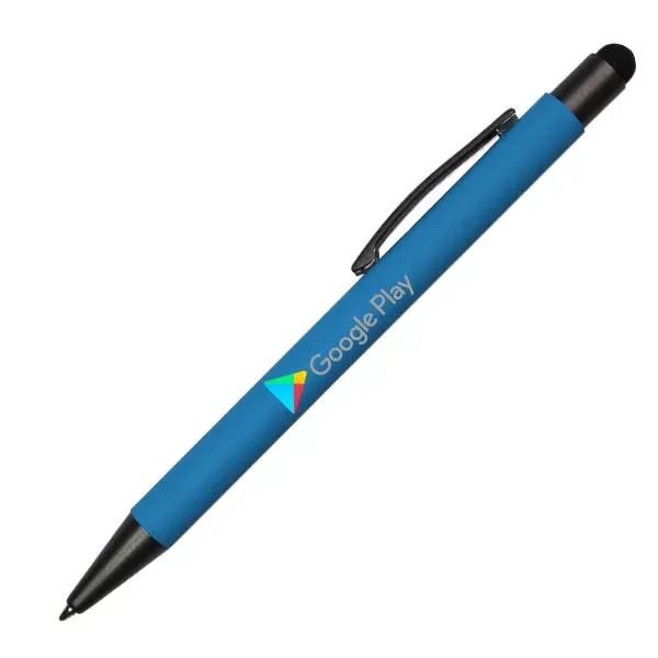 Bright Blue color option for Halcyon® Metal Pen/Stylus, Full Color Digital