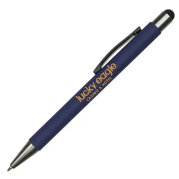 Dark Blue color option for Halcyon® Metal Pen/Stylus, Full Color Digital