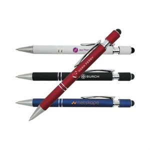 Photo of Halcyon® Executive Metal Spin Top Pen With Stylus