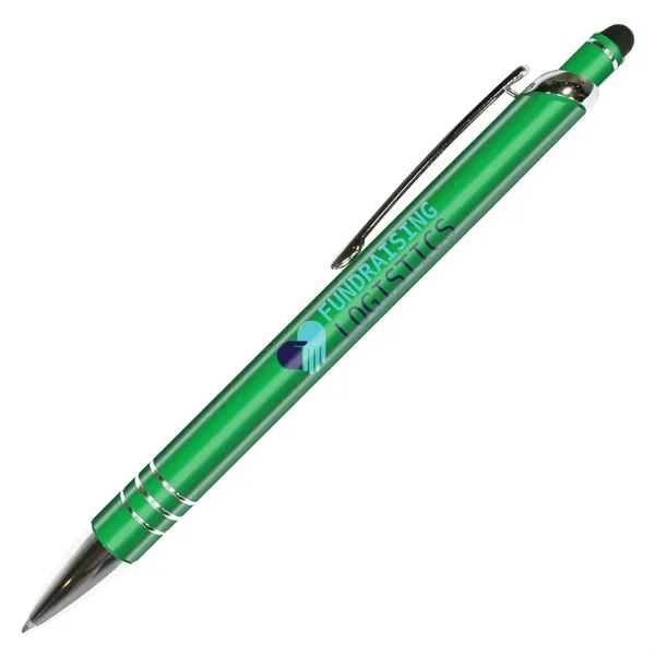 Green color option for Halcyon® Vortex Metal Pen/Stylus, Full Color Digital