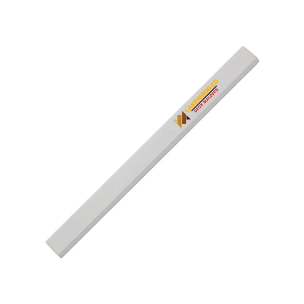 White color option for Halcyon® Carpenter Pencil, Full Color Digital