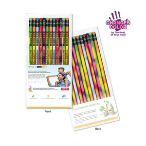 Photo of Create A Pack Pencil Set Of 12   Mood Pencil W/ Colored Eras