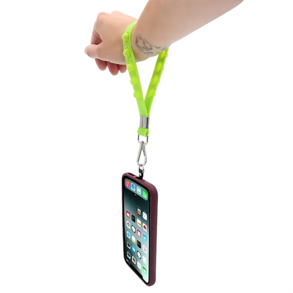 Lime Green color option for Stress Pop Wristlet Phone Holder