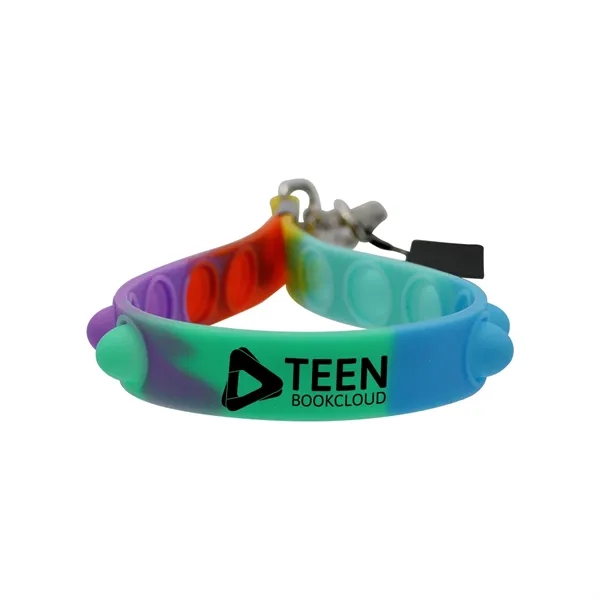 Rainbow color option for Stress Pop Wristlet Phone Holder