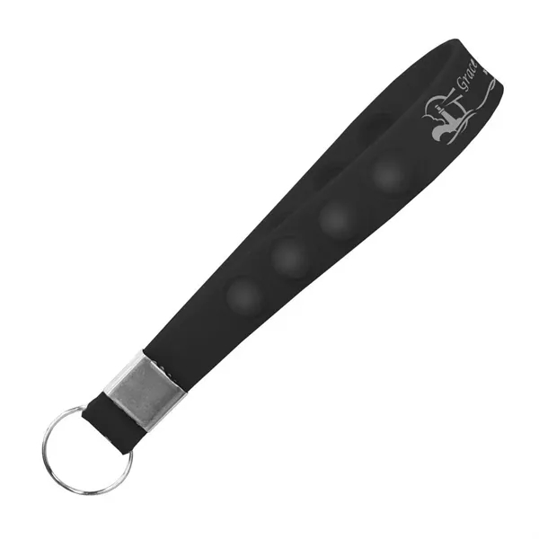 Black color option for Stress Pop Wristlet Key Chain