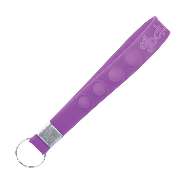 Purple color option for Stress Pop Wristlet Key Chain