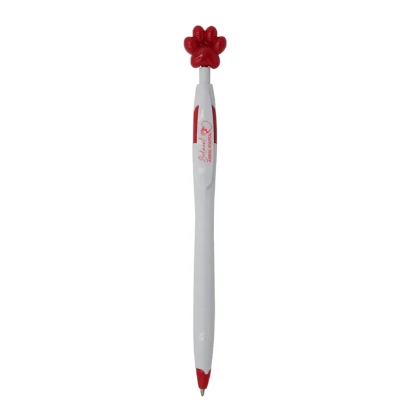 Red color option for Paw Print Wild Smilez Pen