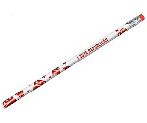 Photo of Political Foil Pencil   Republican