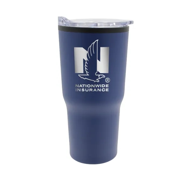Blue color option for 20 Oz. Ares Recycled Tumbler, Laser, Premium