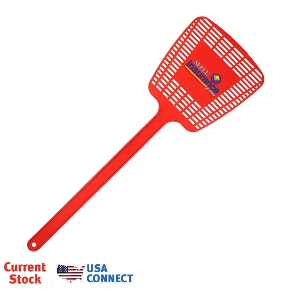 Red color option for Micro Halt™ Mega Fly Swatter, Full Color Digital