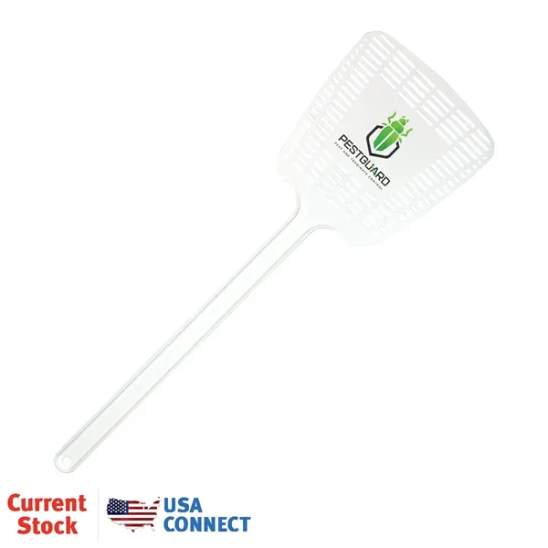 White color option for Micro Halt™ Mega Fly Swatter, Full Color Digital