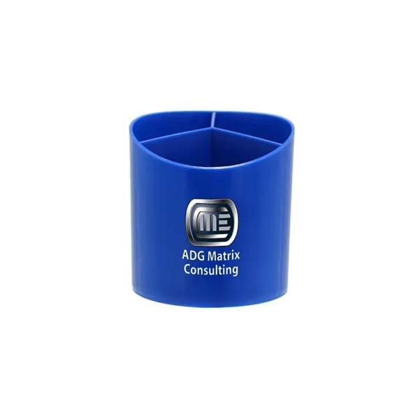 Blue color option for Recycled Desk Organizer, Full Color Digital