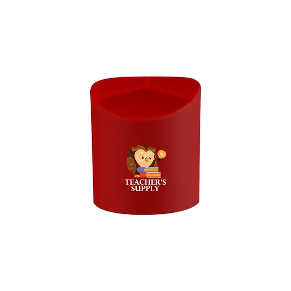 Red color option for Recycled Desk Organizer, Full Color Digital