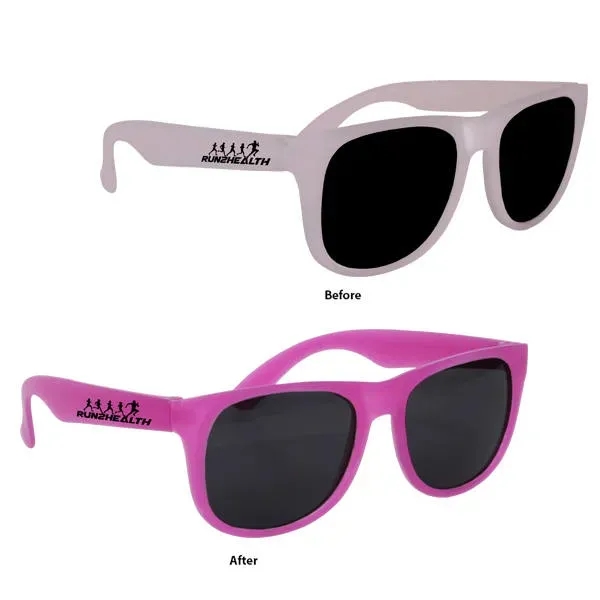 Frosted To Magenta color option for Sun Fun Sunglasses