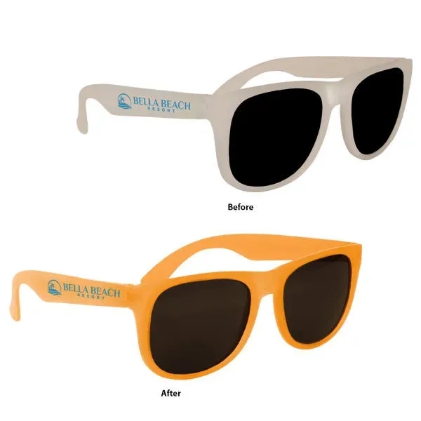 Frosted To Orange color option for Sun Fun Sunglasses