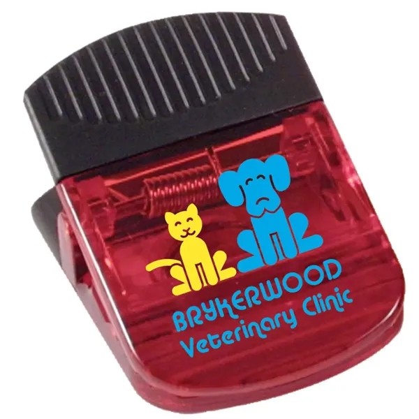 Trans Red color option for Magnetic Mega Clip, Full Color Digital