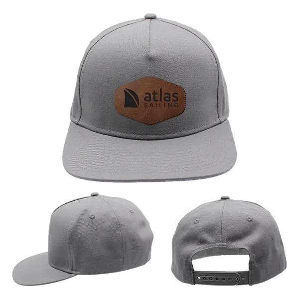 Gray color option for The '67 Snapback, Leather Patch   Laser Engraving