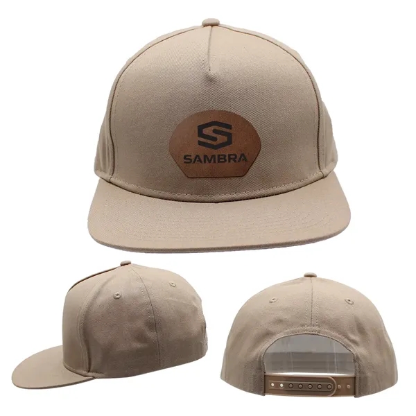 Khaki color option for The '67 Snapback, Leather Patch   Laser Engraving