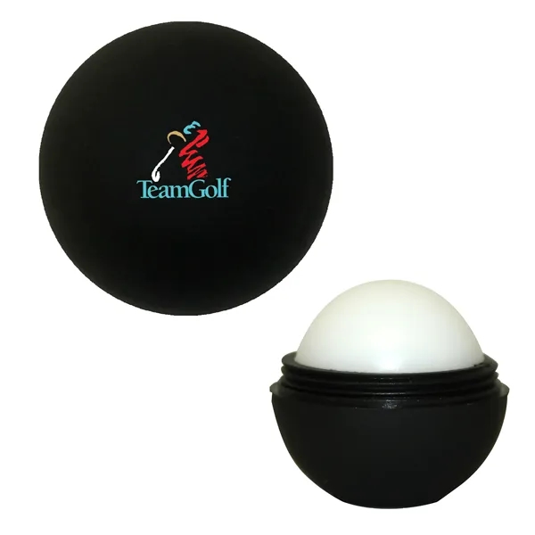Black color option for Halcyon® Round Lip Balm, Full Color Digital