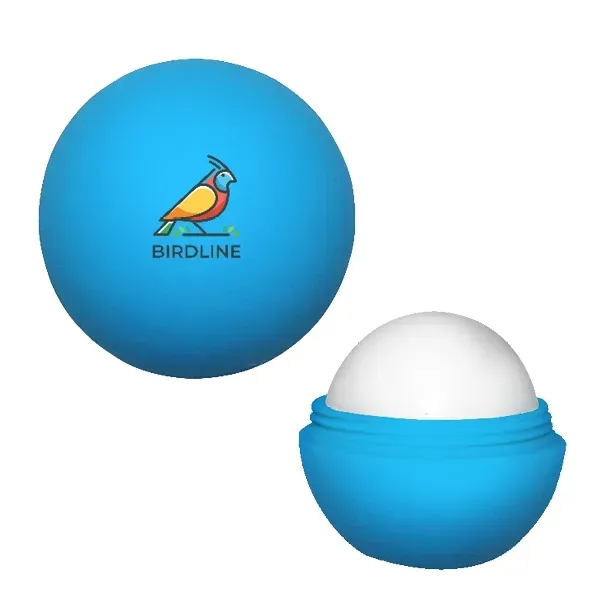 Light Blue color option for Halcyon® Round Lip Balm, Full Color Digital
