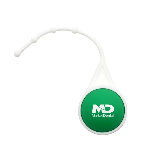 Green color option for Halcyon® Round Lip Balm With Lanyard