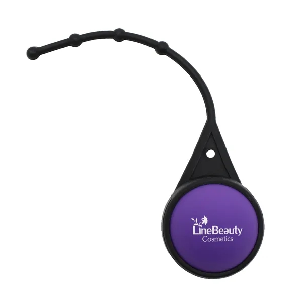 Purple color option for Halcyon® Round Lip Balm With Lanyard