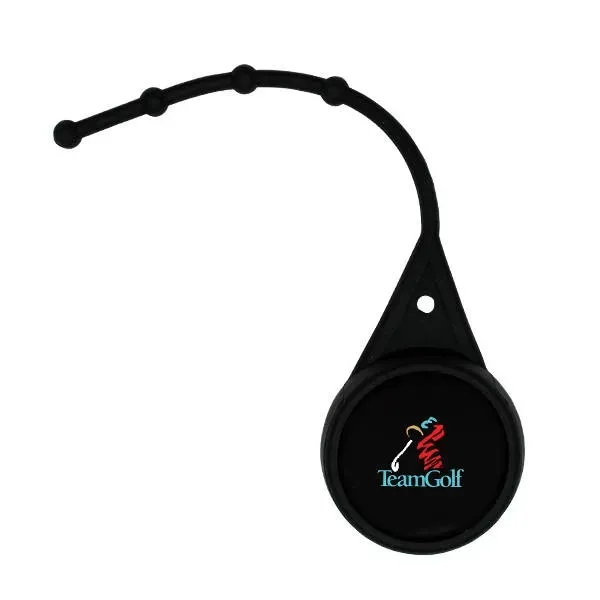 Black color option for Halcyon® Round Lip Balm With Lanyard, Full Color Digital