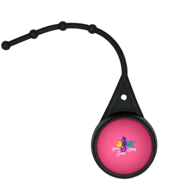 Pink color option for Halcyon® Round Lip Balm With Lanyard, Full Color Digital