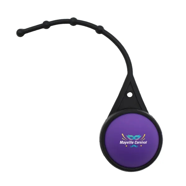 Purple color option for Halcyon® Round Lip Balm With Lanyard, Full Color Digital