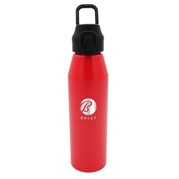 Red color option for 25 Oz. Recycled Aluminum Bottle With Chug Lid, Laser Engrave