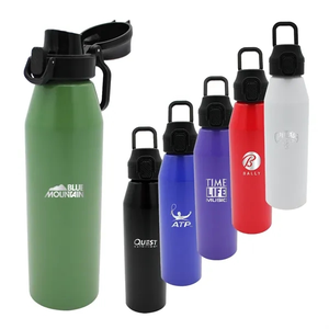 Photo of 25 Oz. Recycled Aluminum Bottle With Chug Lid, Laser Engrave