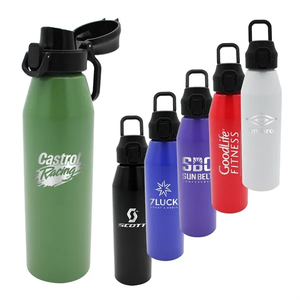 Photo of 25 Oz. Recycled Aluminum Bottle With Chug Lid, Laser Engrave