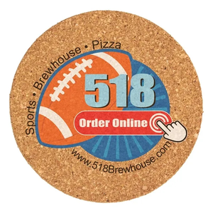 Photo of Deluxe Cork Coaster, Full Color Digital