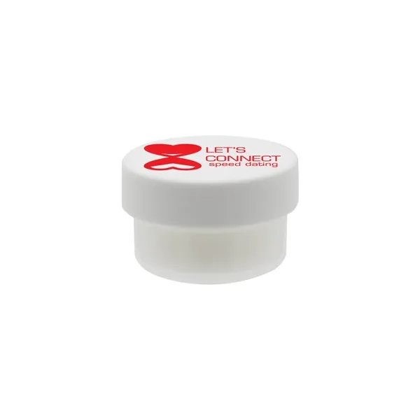 White color option for Halcyon Lip Balm Jar