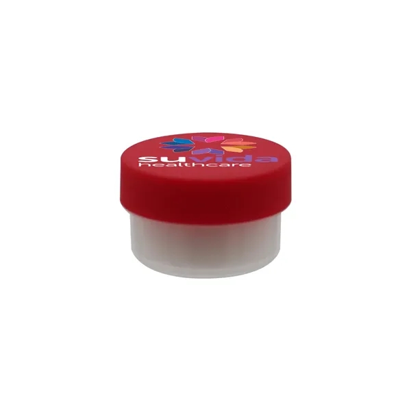 Red color option for Halcyon® Lip Balm Jar, Full Color Digital