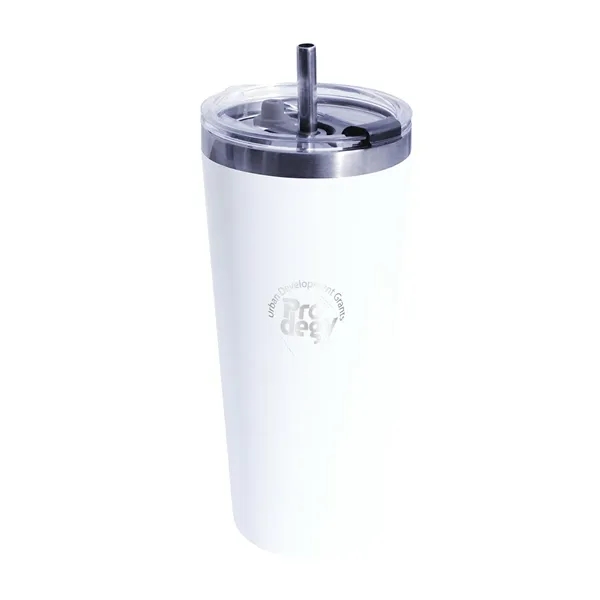 White color option for 22 Oz. Memphis Tumbler With Flip Top Lid & Stainless Steel S